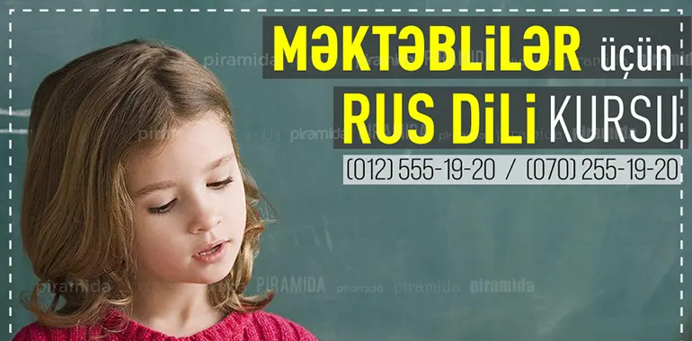 Rus dili kursu - Məktəblilər üçün