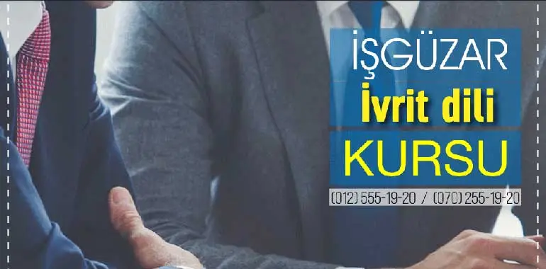 İşgüzar İvrit dili kursu